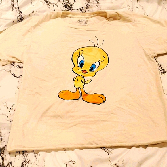 Tilly's Tops - Tillys Tweety Bird Crop T-Shirt